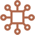 Advance technology for good pillar icon.